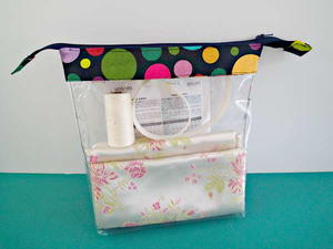 Clear Zippered Pouch Tutorial