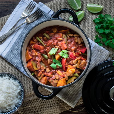 Three Bean and Vegetable Chilli