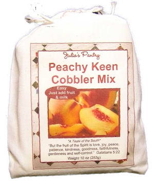 Julia's Peach Cobbler Mix