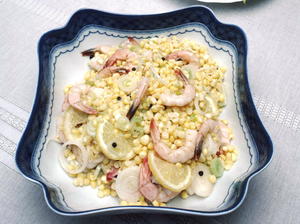 Beaufort Soused Corn And Shrimp