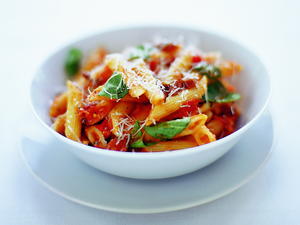 Penne with Tomato and Basil