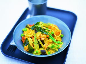 Southern Indian Vegetable Curry with Curry Leaves