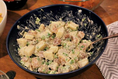 No-Fuss Lemony Potato Salad Recipe | FaveSouthernRecipes.com