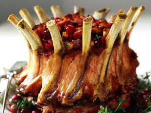 Crown Roast of Pork with Cranberries