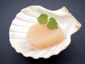Taylor Bay Scallops with Uni &amp; Mustard Oil
