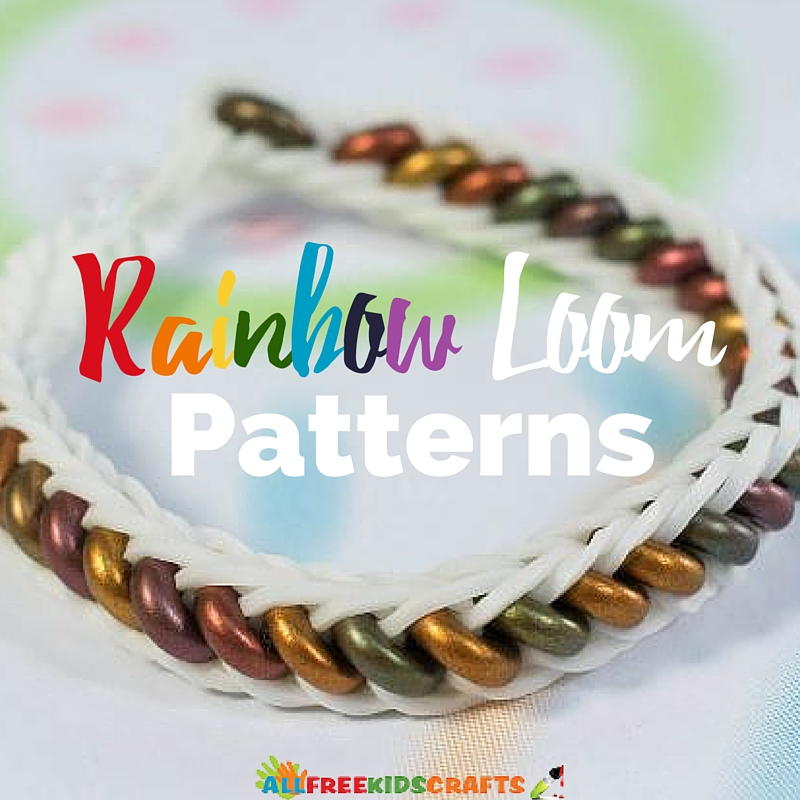 Rainbow Loom Patterns  AllFreeKidsCraftscom