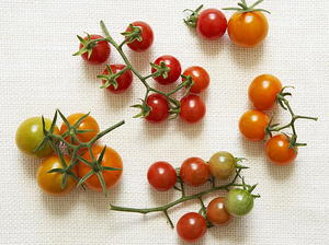 Cherry Tomato and Black Olive Salad
