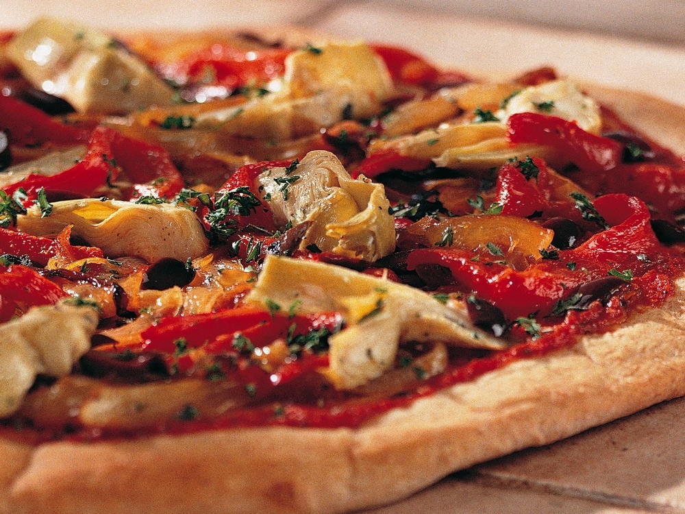 Cheeseless Pizza | Cookstr.com