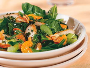 Grilled Chicken Mandarin Salad with Sweet-and-Sour Dressing