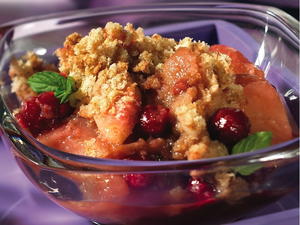 Cranberry Pear Brown Betty