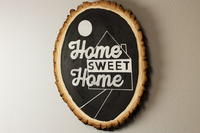 Easy Chalkboard Lettering DIY Wall Hanging