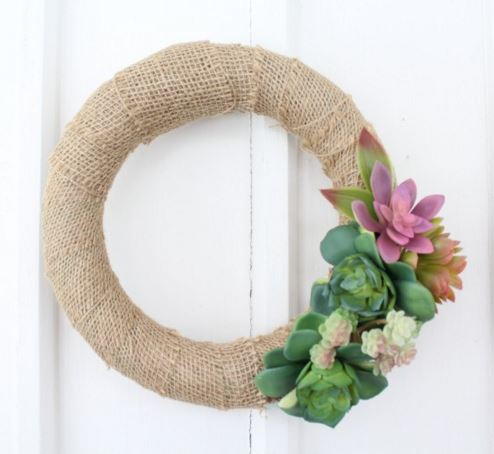 Succulent DIY Wreath