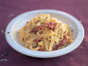 Parsnip and Pancetta Tagliatelle with Parmesan and Butter 
