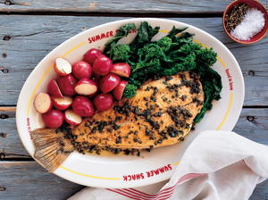Pan-Roasted Whole Flounder or Fluke with Brown Butter, Lemon, and Capers