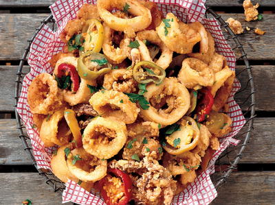Spicy and Greasy Rhode Island Calamari Spicy and Greasy Rhode Island Calamari