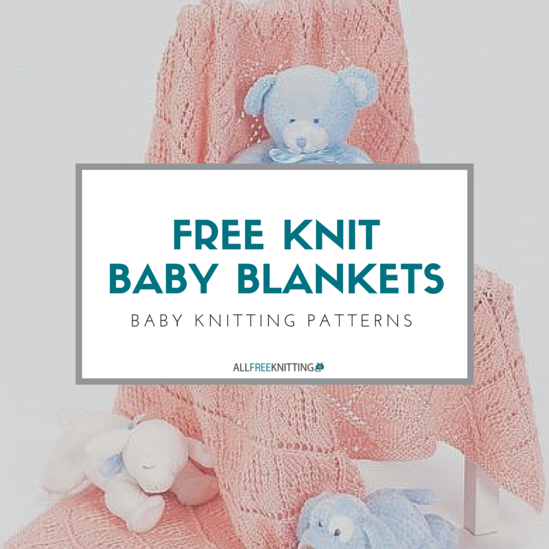 Baby comforter knitting pattern free deals