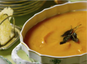 Butternut Squash Soup with Parmesan and Sage