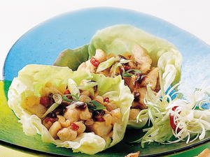 Lettuce Cups with Turkey