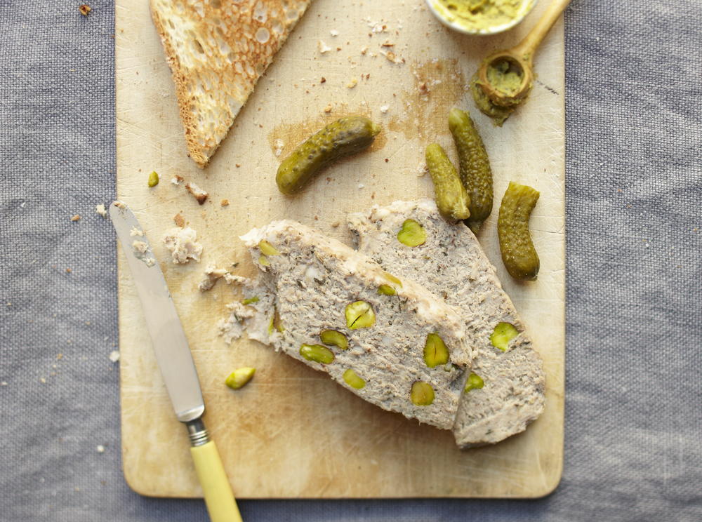 Chef patterns Pork-Pistachio Pate | Cookstr.com