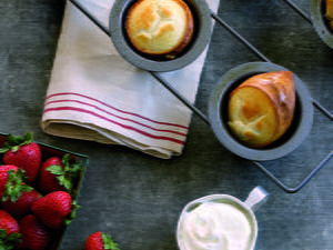 Popovers with Berries and Whipped Cream