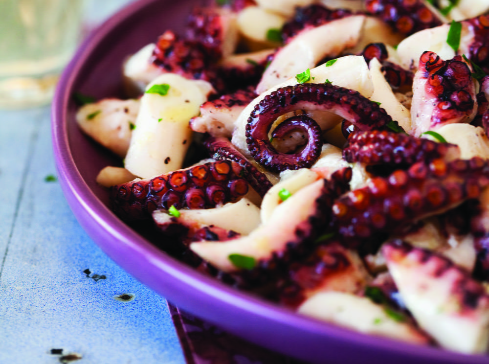 Marinated Octopus Salad with Olive Oil and Lemon | Cookstr.com