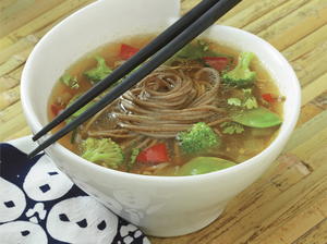 Thai Buckwheat Noodle Soup