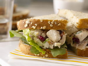 Chicken Salad with Dried Cranberries, Fennel, & Toasted Almonds