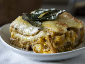 Butternut Squash Whole Wheat Lasagna