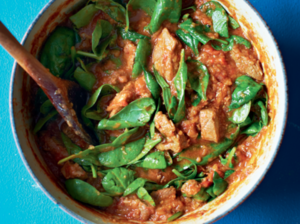 Slow-Cooked Lamb and Spinach Curry