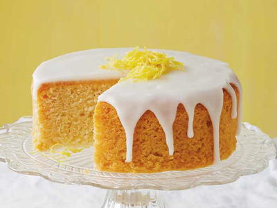 French Lemon Cake With Lemon Glaze