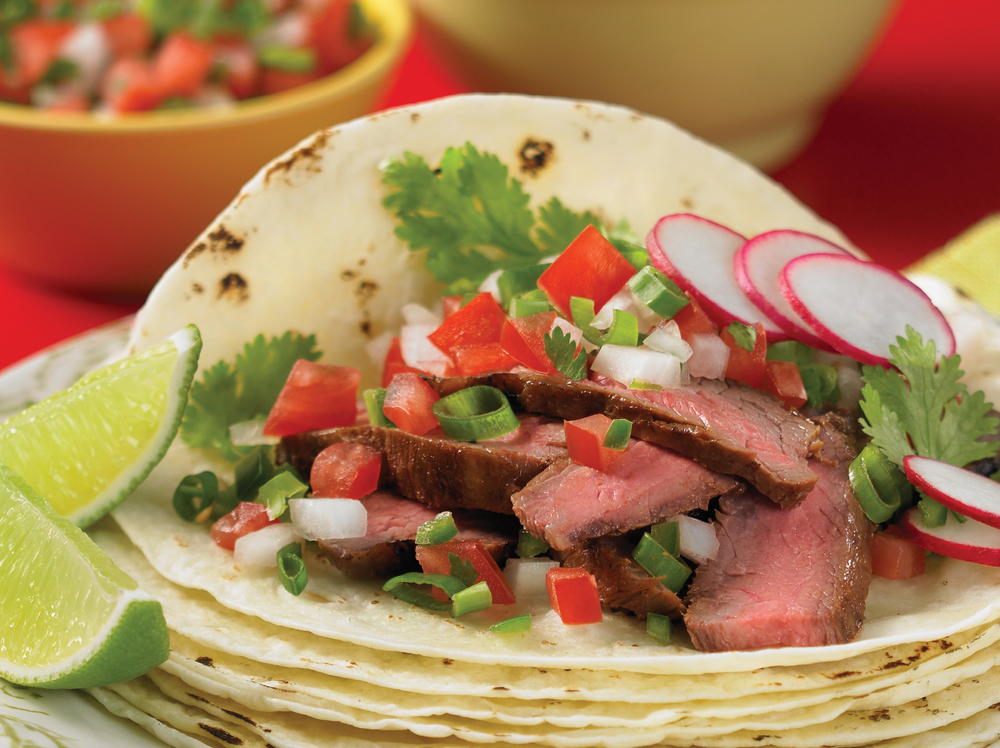 Grilled Carne Asada Tacos 