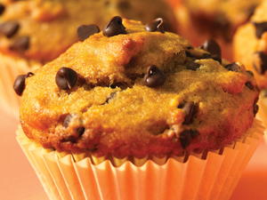 Whole-Meal Pumpkin Chocolate Chip Muffins