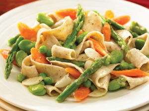 Pappardelle with Spring Vegetables