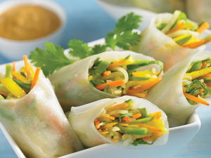 Vegetarian Vietnamese Fresh Rolls