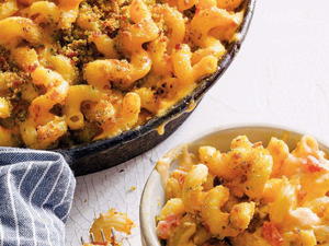 Pimento Macaroni and Cheese with Bacon Bread Crumbs