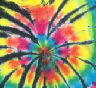 Spider Tie-Dye Shirt - quick and easy tie-dye pattern - Dye DIY