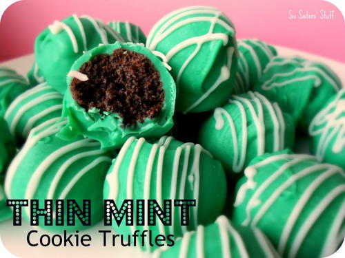 No-Bake Thin Mint Truffles | AllFreeCopycatRecipes.com
