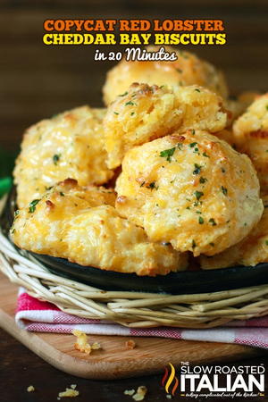 20 minute Copycat Red Lobster Cheddar Bay Biscuits