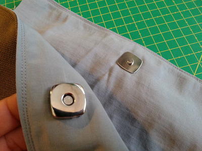 How to Sew a Magnetic Snap