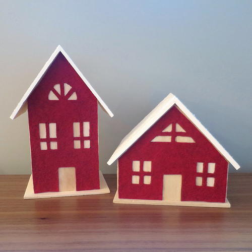 Felt Front Tabletop House Decor