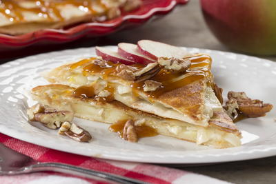 Caramel Apple Quesadilla