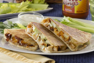 Buffalo Chicken Quesadillas