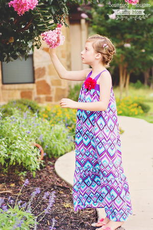 Pretty Girl's DIY Maxi Dress