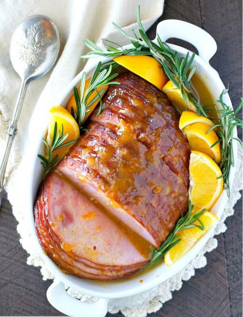 Easy Citrus-Glazed Baked Ham