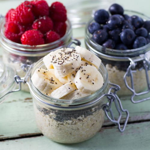 Easy Overnight Oatmeal Jars | FaveHealthyRecipes.com