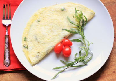 Herb and Brie Omelet