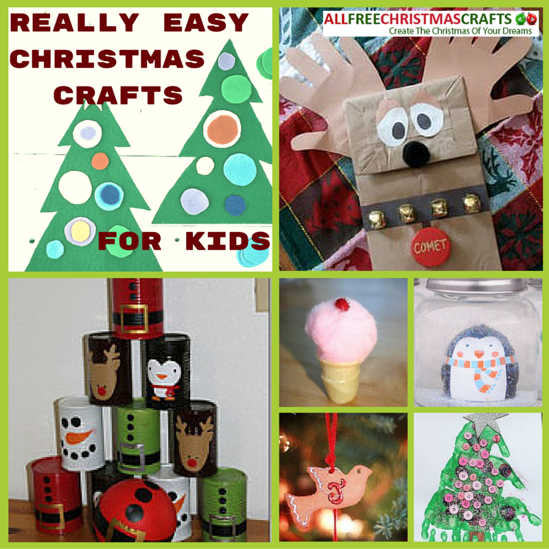 37 Really Easy Christmas Crafts for Kids | AllFreeChristmasCrafts.com