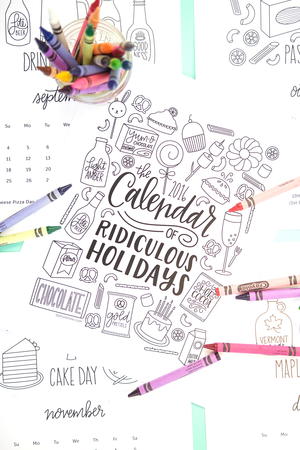 Ridiculous Holidays Coloring Pages