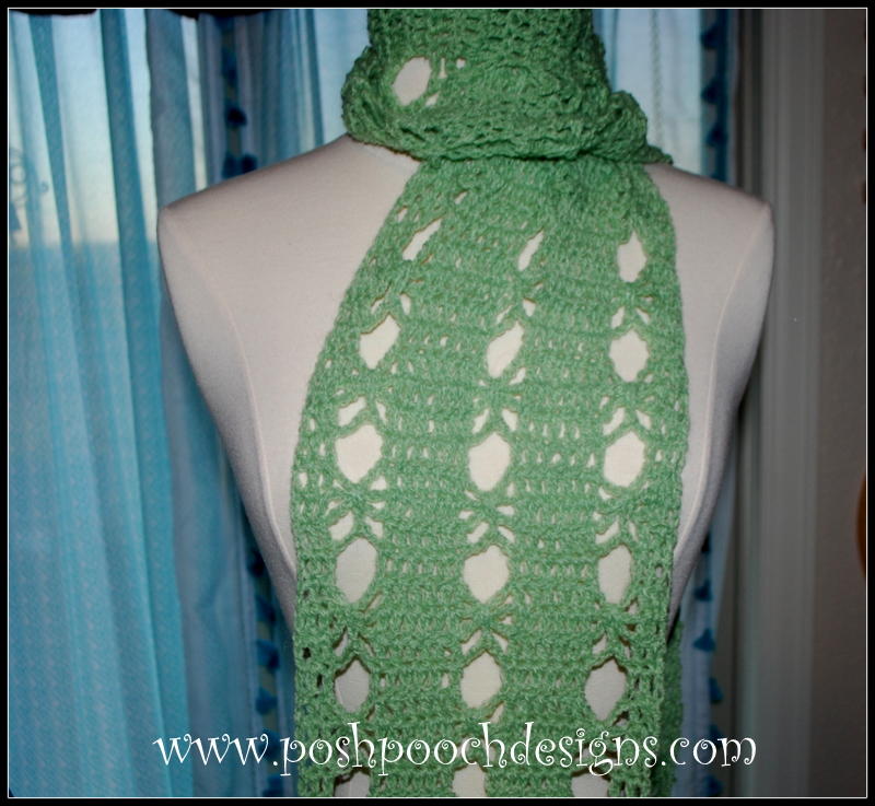 Felt Wool Scarf with butterfly patterns