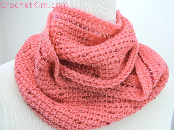 Pink Fantasy Infinity Scarf